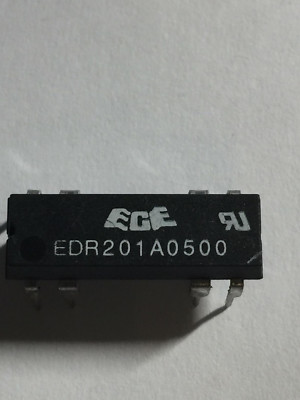  EDR201A0500 Relay Dip SPST 12VDC 1A Cont 1 KOhm Coil