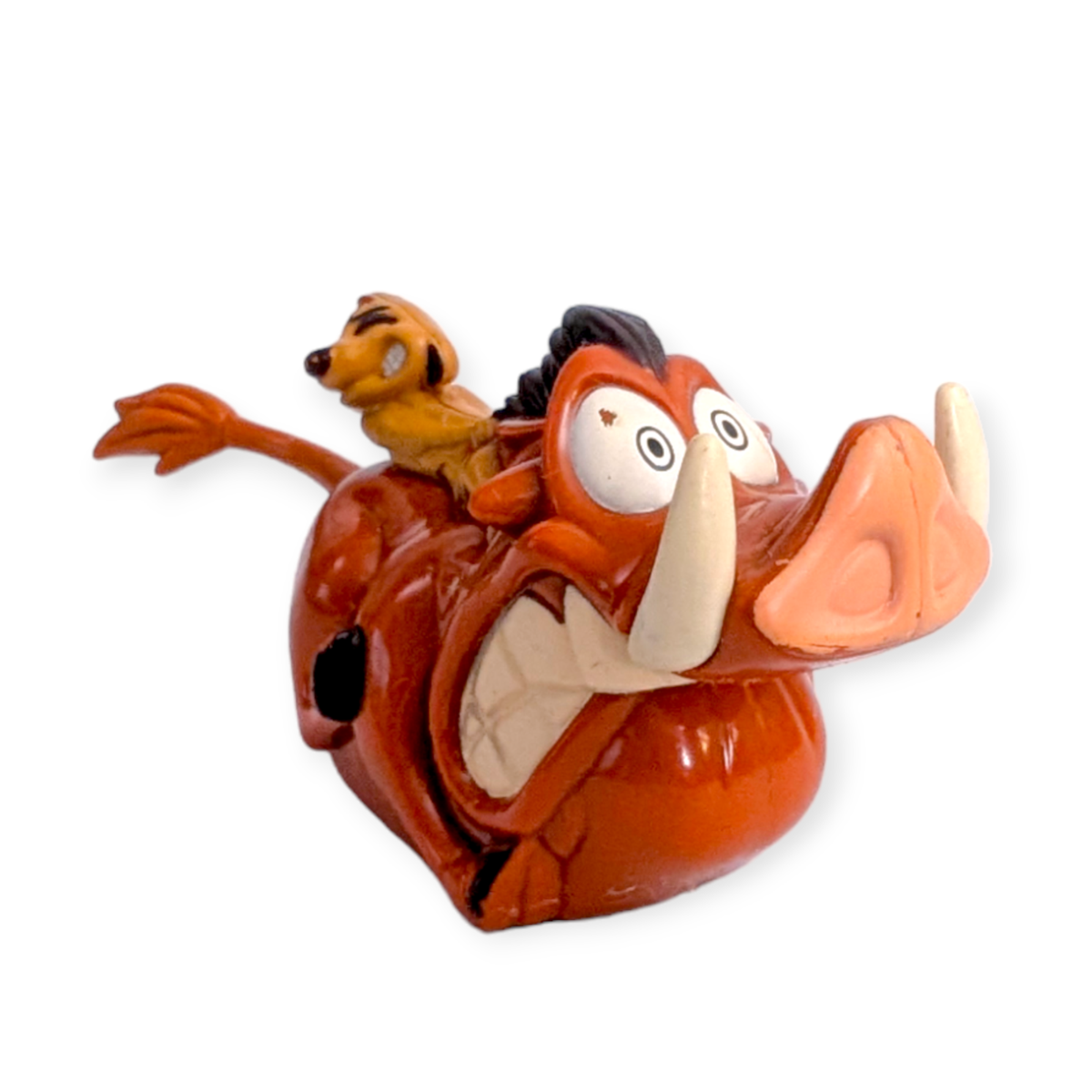 Figurines Mattel Le Roi Lion 1994 – Pumbaa Avec Timon Sur Le Dos, Neuves Sous Blister