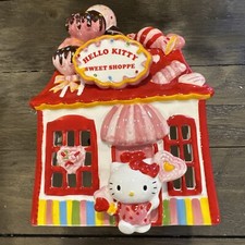 Hello Kitty Ceramic BLUE SKY CLAYWORKS Sweet Shoppe Candle House -New