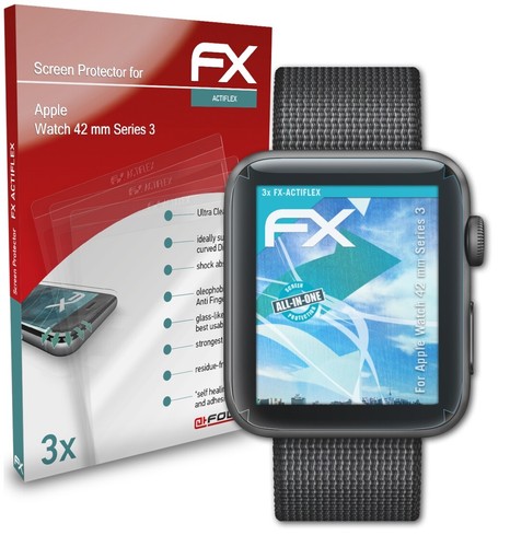 atFoliX 3x Écran protecteur pour Otofix Smart Watch clair&flexible