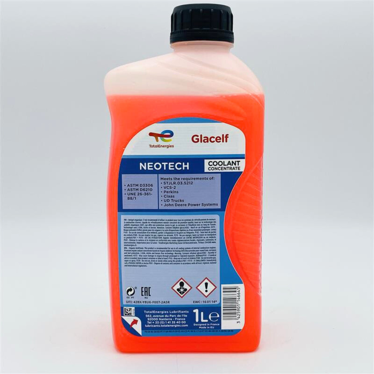 Total Glacelf Neotech Organic Antifreeze Premium Engine Coolant 