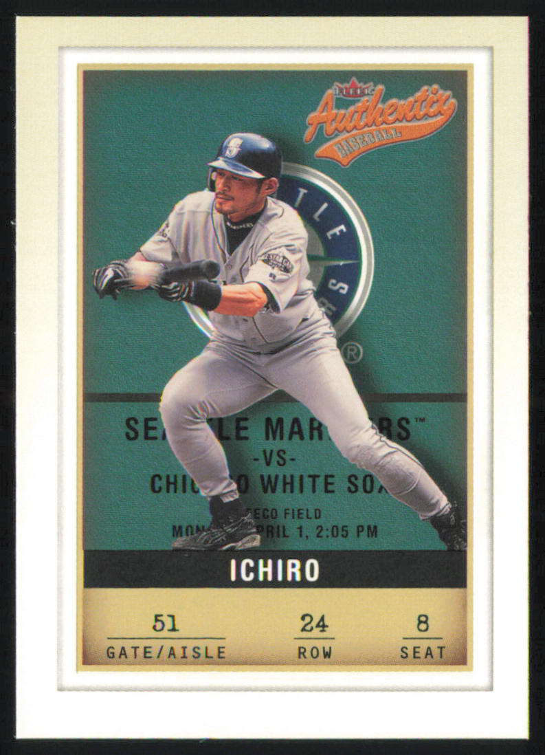 Ichiro 2002 Fleer Authentix #24 Seattle Mariners | eBay