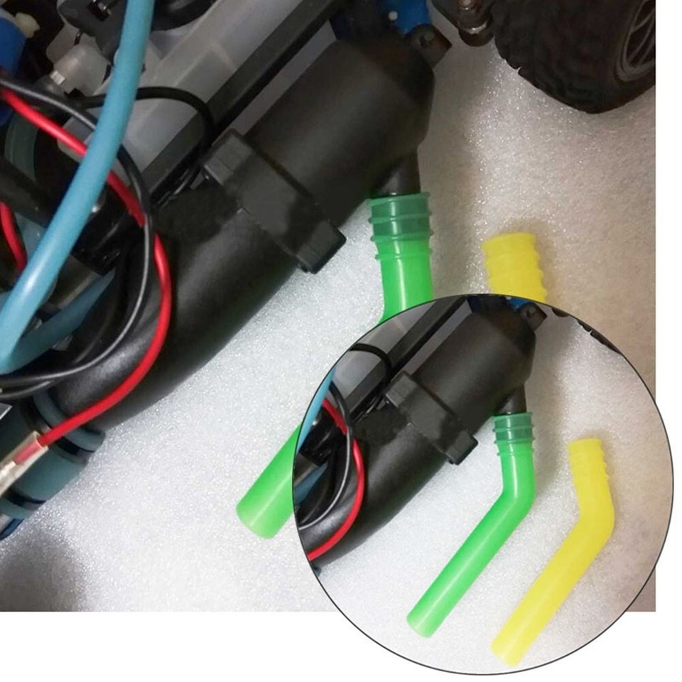 Cool and Colorful Nitro RC Car Exhaust Extension Perfect Fit for HSP