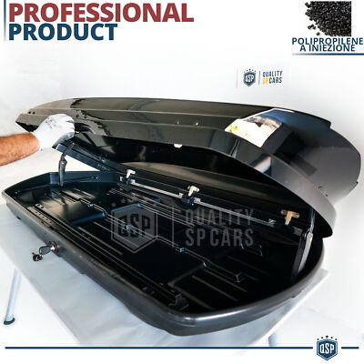 Borsa Da Tetto Auto Pieghevole Pujuas 450 Litri - Impermeabile, Senza Portapacchi Necessari, 109x86x43 Cm