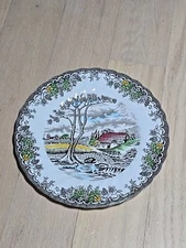 VINTAGE MYOTT THE BROOK STRAFFORDSHIRE England 7.75" Dessert Salad Plate