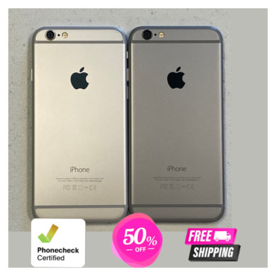 Apple iPhone 6 Plus 16GB/64GB Unlocked - Silver/Space Gray, Good Condition
