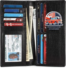 Cartera De Cuero Para Hombre Billetera Carteras Corta Cartera De Moda Clasico US