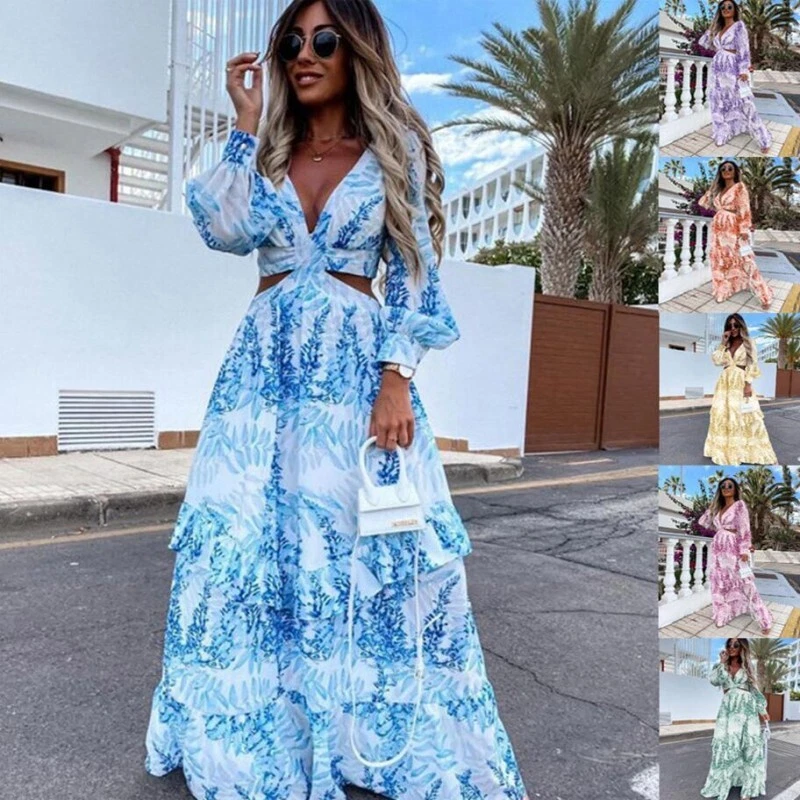 Chiffon long sleeve store long dresses