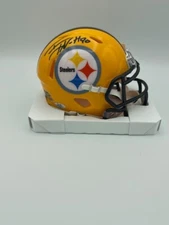 TJ Watt  Signed Pittsburgh Steelers Yellow Mini Helmet COA/Hologram