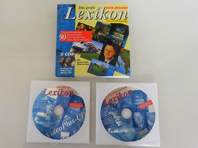 Data Becker The Great Lexicon 1995 ++ 2 CDs and Book ++ 50000 entries