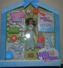 Holly Hobbie & friends Clubhouse Figure  Carrie Baker and CAT bonnet 2006 NEW