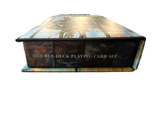 Set of 2 Decks Vintage Tiffany Wisteria Playing Cards in Case Morse Museum - Picture 6 of 8