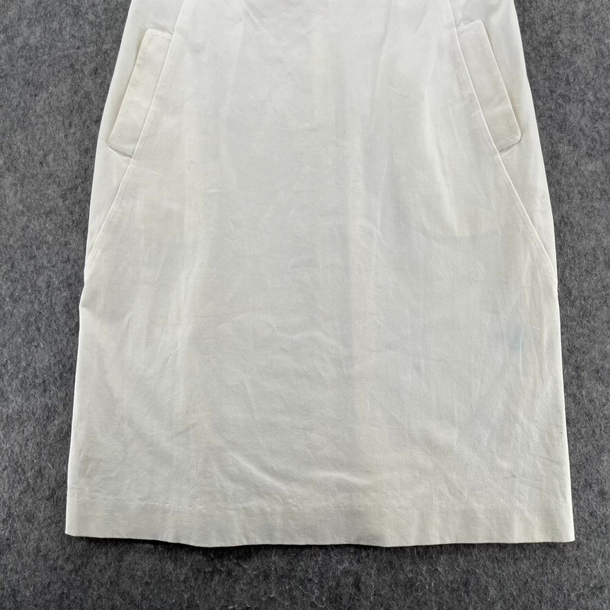 J McLaughlin Womens White Solid Sheath Dress Size… - image 2