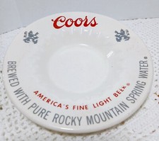 Coors Beer  Ashtray/Trinket Dish Collectible Rocky Mountain Spring