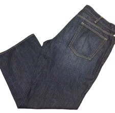 Old Navy Famous Men’s Jeans Boot Cut 42x29 (tag is 42x30) Dark Wash