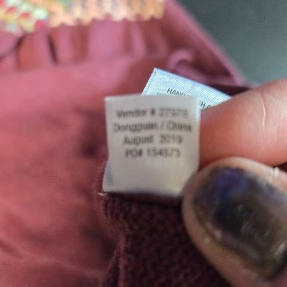 Garnet Hill Kids Fair Isle Nordic Merino Mezcla Lana Suéter Vestido Niñas XL Foto 3 de 4