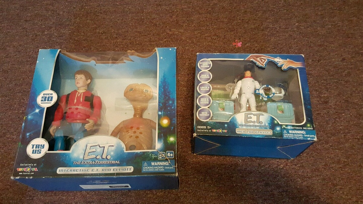 Interactive E.T. ELLIOTT Talking Exclusive Extra Terrestrial + MED
