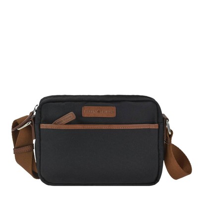 Greenburry Umhängetasche Crossbag Nylon 24x16cm ''Madeleine'' schwarz