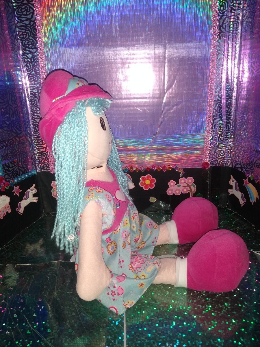 * antique doll ❀ 水色サマーニットの ミニョネットちゃん antique doll ❀ 水色サマーニットの ミニョネットちゃん - メルカリ