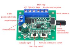 PWM speed controller brushless DC motor driver board regulator plate governor