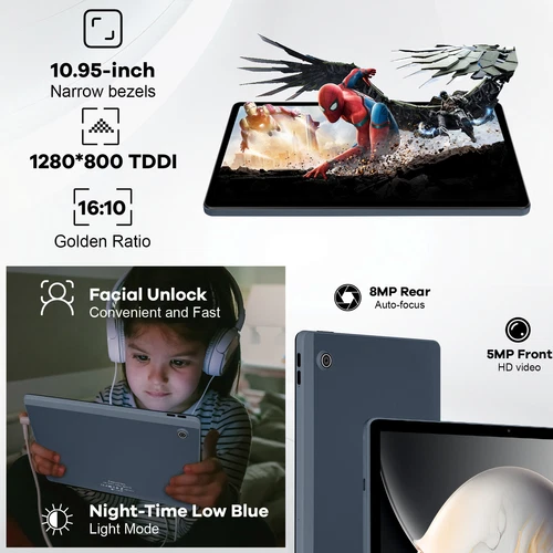 NUOVO tablet Octa-Core 10 GB + 128 G 1280 * 800 WIFI Android 14 10,1 pollici touchscreen - Foto 3 di 9