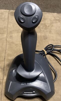CH Gamestick 3 Button PC Joystick Gaming Controller Black 