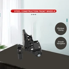 Packout Caster Wheel Kit for Rolling Tool Box - Steel Construction Front Wheels