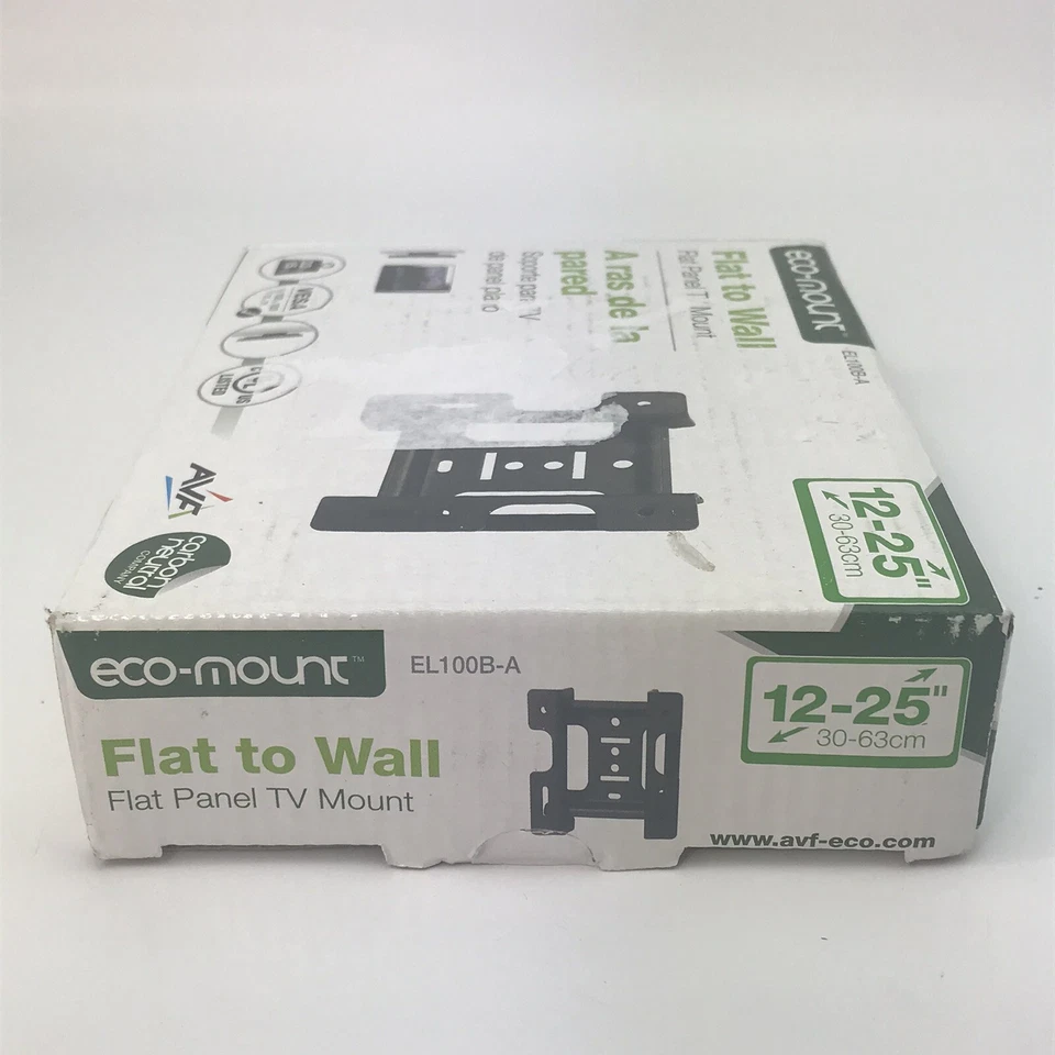 AVF EL100B-A Flat to Wall Low Profile TV Wall Mount for 12-Inch to 25-Inch TV - Image 4 of 4