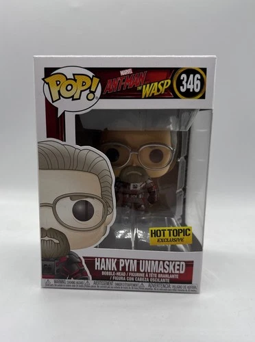 Funko POP! Marvel: Ant-Man And The Wasp - Hank Pym [Unmasked] #346 (HT EXCL)