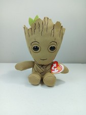 NWT 6" Marvel Guardians of the Galaxy TY Beanie Babies Baby Groot Plush Doll Tag