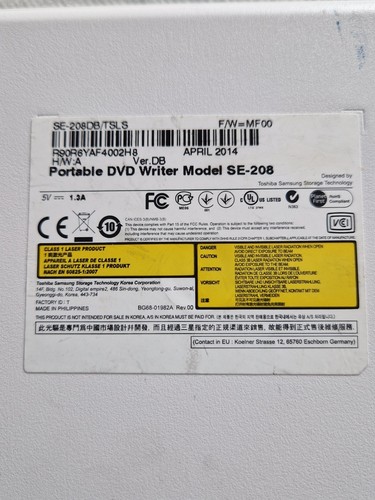Samsung Portable DVD Writer-SE-208DB/TSLS - Picture 6 of 8