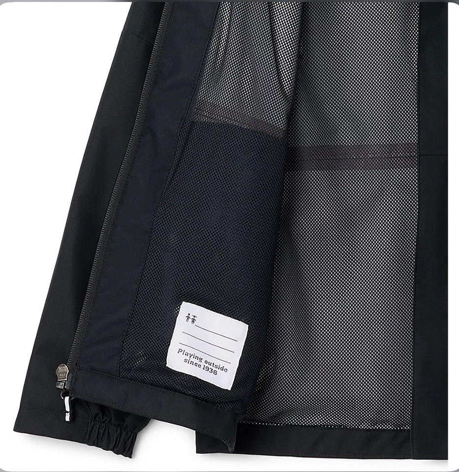 Chaqueta de lluvia Columbia Sportswear nueva con etiquetas, resistente al agua con cremallera y bolsillos: Youth18-20 Foto 3 de 4