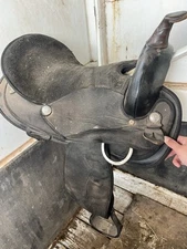 15" Abetta Saddle- light weight ! trail riding horse saddle