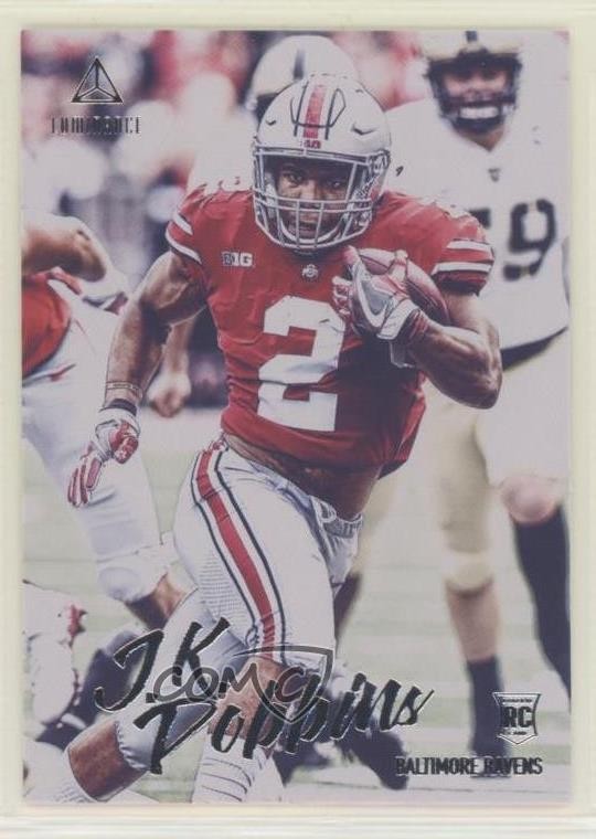 2020 Panini Luminance Rookies JK Dobbins #115 Rookie RC uk2