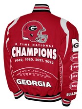 Football Georgia Bulldogs NCAA Fan Jackets for sale