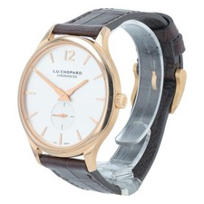 Chopard L.U.C 18k Rose Gold Silver Dial 40mm Automatic Movement Mens 161948 7