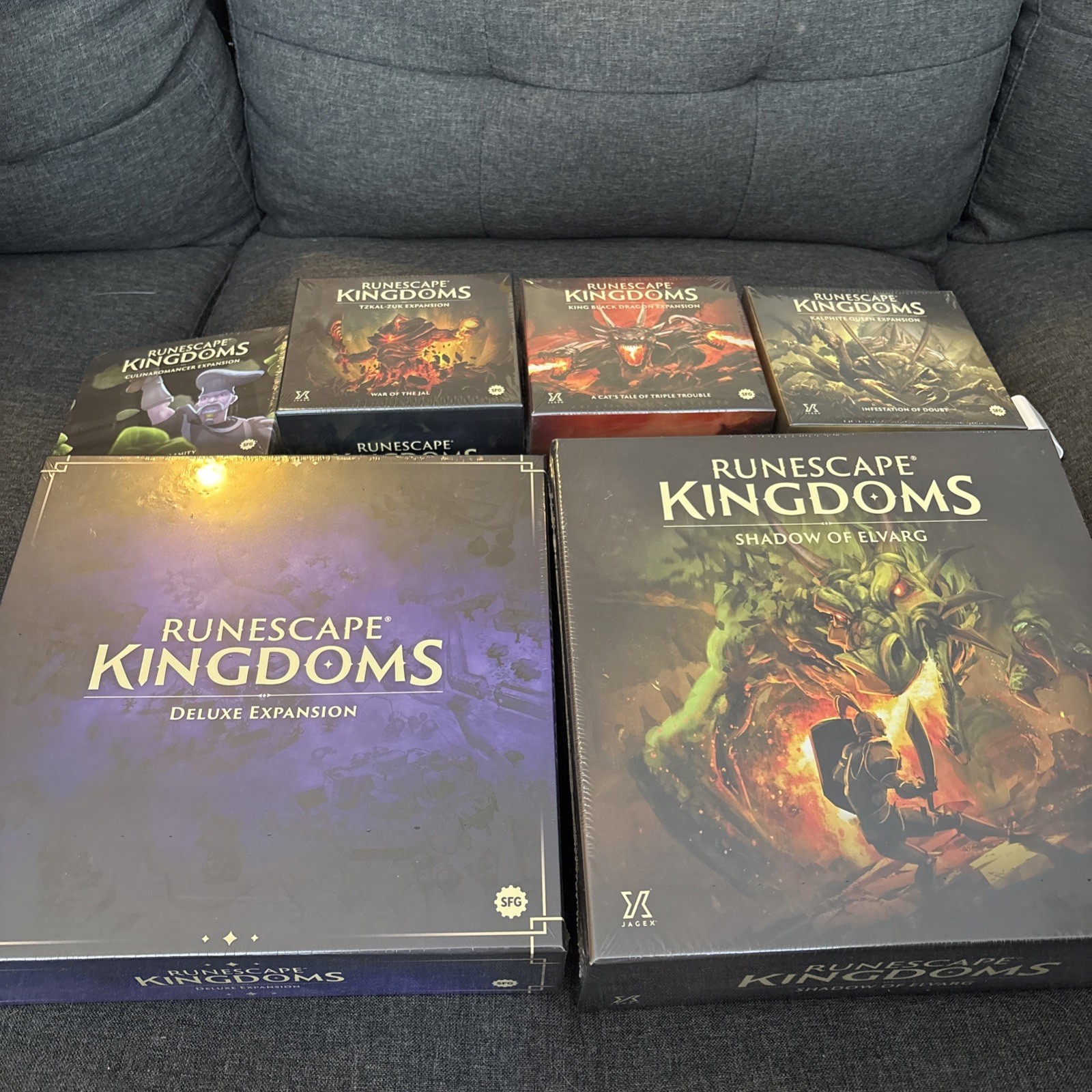 Runscape Kingdom. Kickstarter Collection - Base Game + 5 Expansions