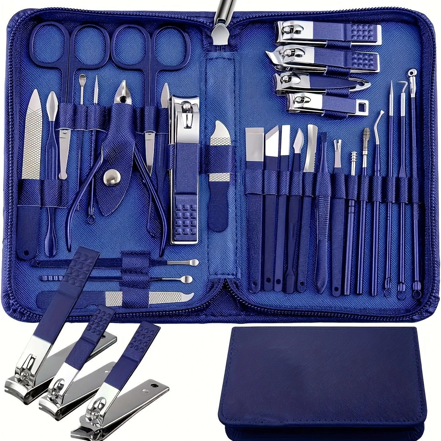 30 in 1 Professional Manicure & Pedicure Kit – Stainless Steel Nail Care Set