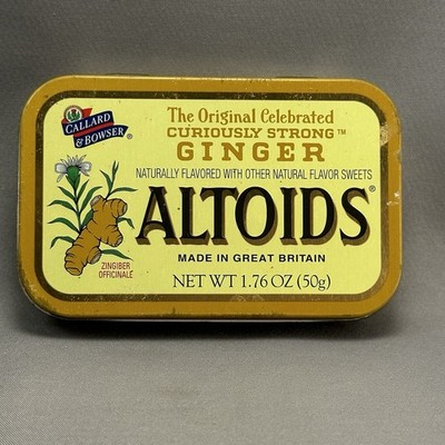 Vintage Altoids Tin Canister Ginger Flavored  - Callard & Bowser