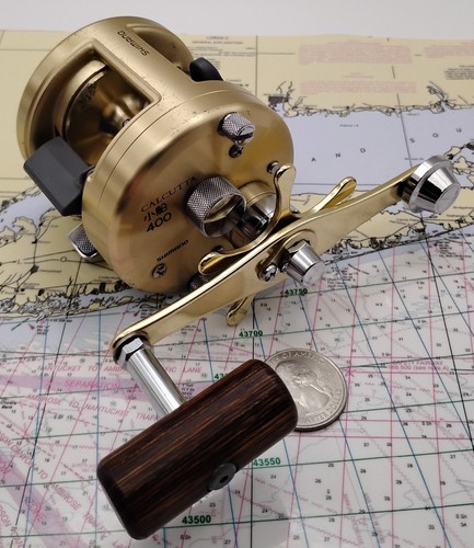 Mulinello da Pesca Shimano Calcutta Kobune 400 Livel-Wind Baitcasting /Jdm Favorite - Foto 16 di 19