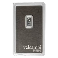 Platinum Bar Valcambi - 1 Gram 4889.78 per troy oz