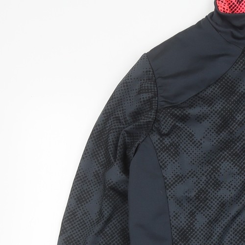 Slazenger Women's Black Track Jacket Size 12 Athletic Fit - Picture 10 of 12