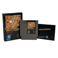 Volleyball NES Black Box NTSC USA CIB Complete 5 Screw Tested Working