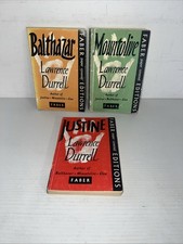 Lawrence Durrell X 3 Book Bundle Justine Balthazar Mount Olive 