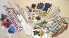 Vtg Antik Now Lot Ass't Junk Drawer Costume Jewelry Repair Scrap Craft Restore