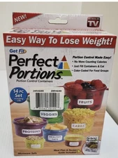 Perfect Portions Portion Control Containers 14 Piece Set As Seen On TV