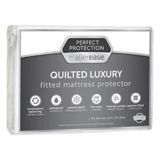 AllerEase Queen Perfect Protection Quilted Luxury Mattress Protector