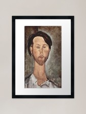 amedeo modigliani best paintings Fr Framed Wall Art Poster Canvas Print Picture
