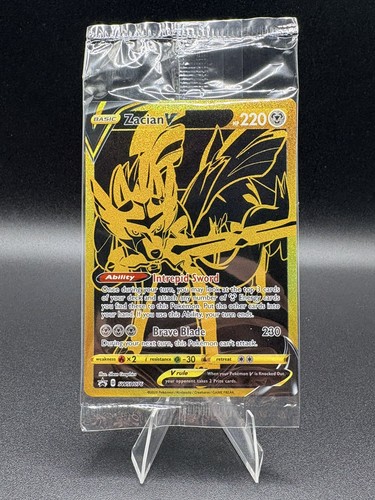 2019-2023 Pokemon SWSH Black Star Promos Zacian V #SWSH076💥SEALED💥