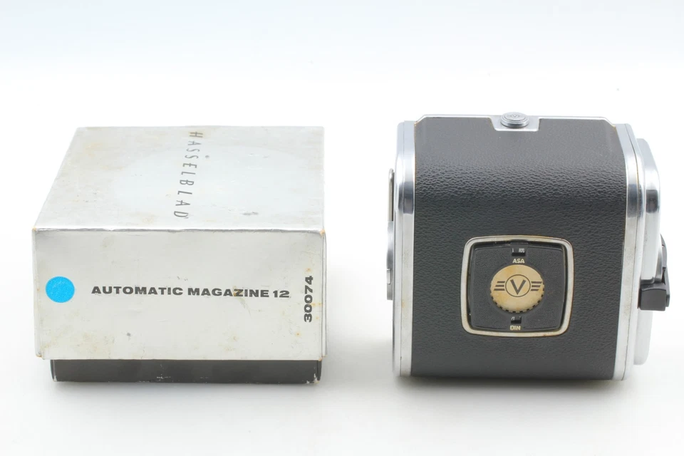 Duty-Free US【N COMO NUEVO con CAJA】Hasselblad A12 6x6 Tipo II Película Soporte Revista Foto 3 de 4